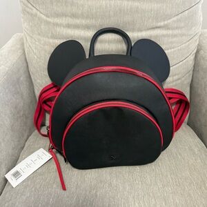 Black and Red Mickey Mouse Backpack Freshly Picked